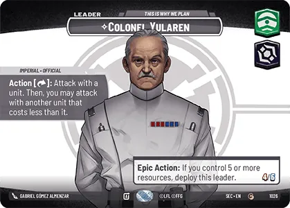 Colonel Yularen — Showcase