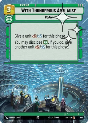 With Thunderous Applause — Hyperspace Foil