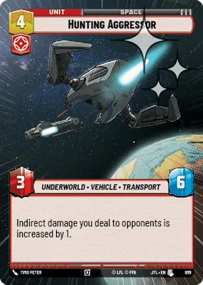 Hunting Aggressor — Hyperspace Foil