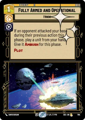 Fully Armed and Operational — Standard Foil
