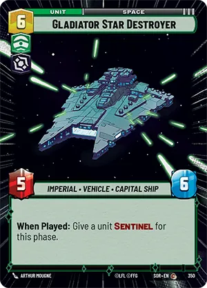 Gladiator Star Destroyer — Hyperspace