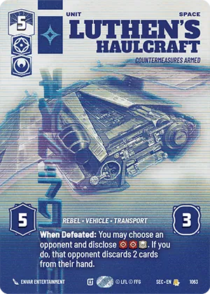 Luthen's Haulcraft — Standard Prestige