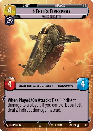 Fett's Firespray — Hyperspace