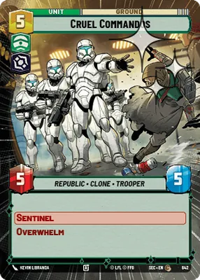 Cruel Commandos — Hyperspace Foil