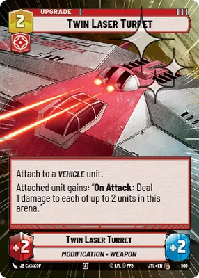 Twin Laser Turret — Hyperspace Foil
