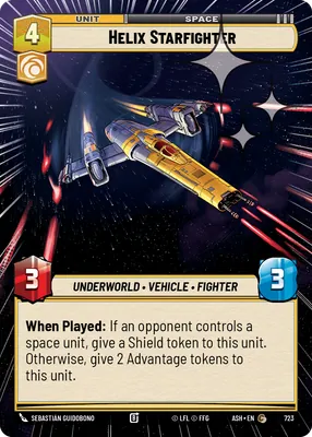 Helix Starfighter — Hyperspace Foil