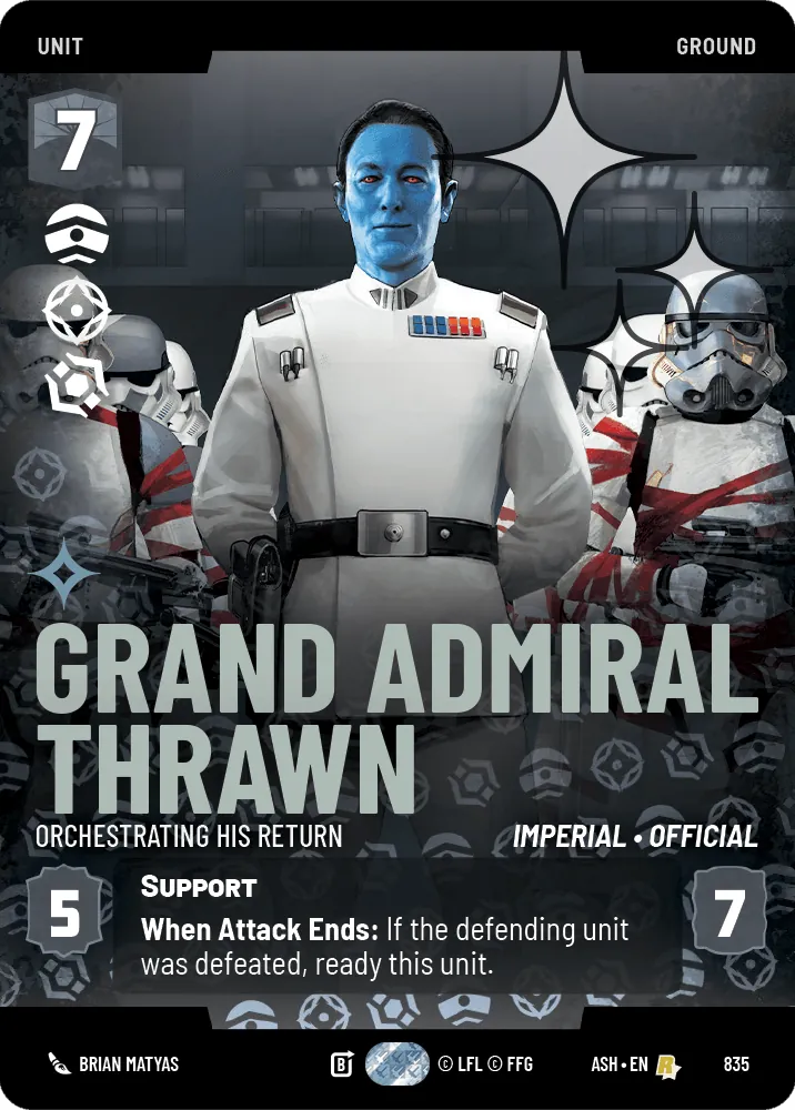 Grand Admiral Thrawn — Foil Prestige