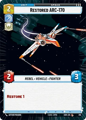 Restored ARC-170 — Hyperspace