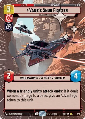 Vane's Snub Fighter — Hyperspace Foil