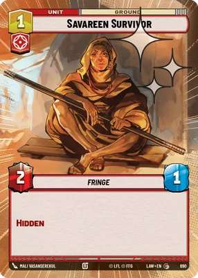Savareen Survivor — Hyperspace Foil