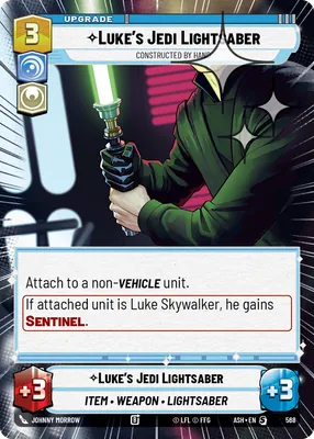 Luke's Jedi Lightsaber — Hyperspace Foil
