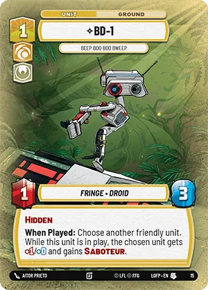 BD-1 — Weekly Play