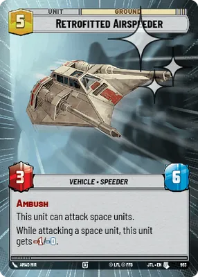 Retrofitted Airspeeder — Hyperspace Foil