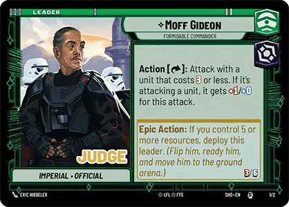 Moff Gideon — Prerelease Judge