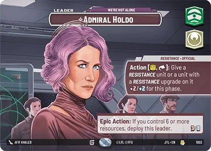 Admiral Holdo — Showcase