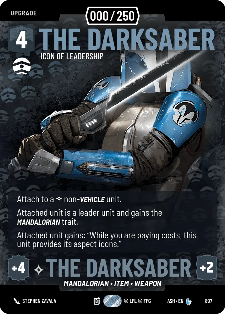 The Darksaber — Serialized Prestige