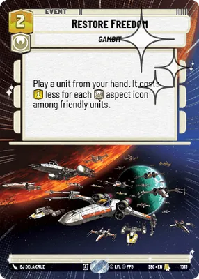 Restore Freedom — Hyperspace Foil