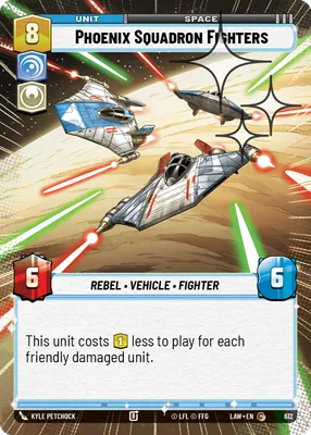 Phoenix Squadron Fighters — Hyperspace Foil