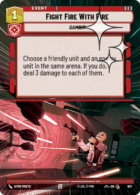Fight Fire With Fire — Hyperspace Foil