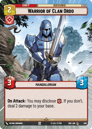 Warrior of Clan Ordo — Hyperspace