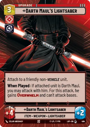 Darth Maul's Lightsaber — Hyperspace