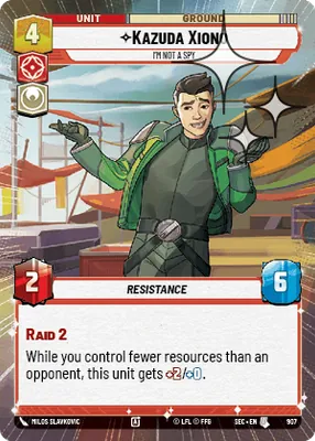 Kazuda Xiono — Hyperspace Foil