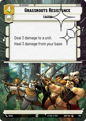 Grassroots Resistance — Hyperspace Foil