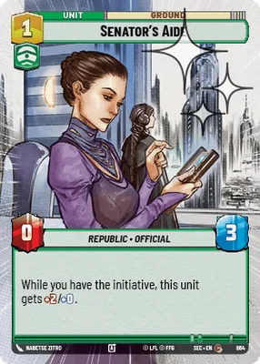 Senator's Aide — Hyperspace Foil