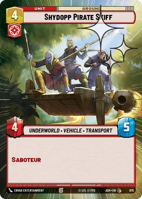 Shydopp Pirate Skiff — Hyperspace Foil