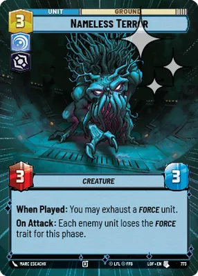 Nameless Terror — Hyperspace Foil