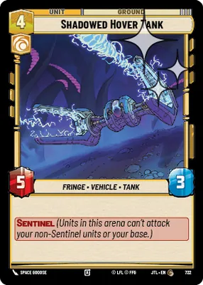 Shadowed Hover Tank — Standard Foil