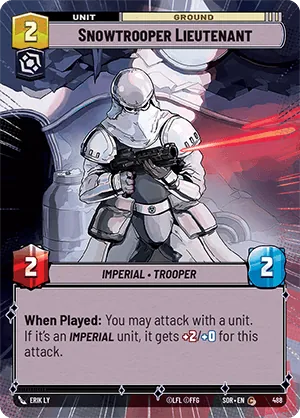 Snowtrooper Lieutenant — Hyperspace