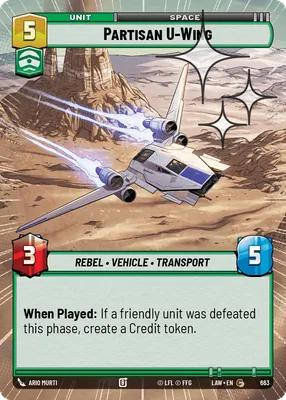 Partisan U-Wing — Hyperspace Foil