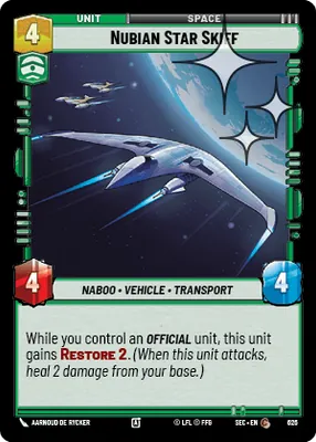 Nubian Star Skiff — Standard Foil