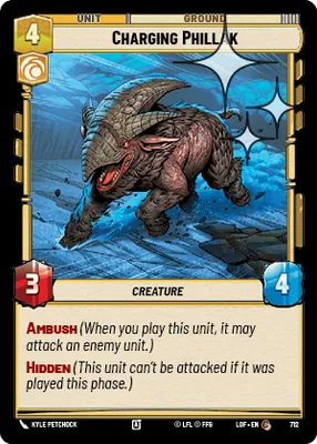 Charging Phillak — Standard Foil