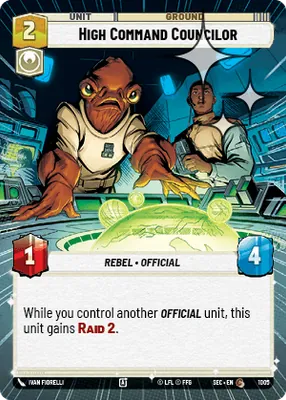 High Command Councilor — Hyperspace Foil