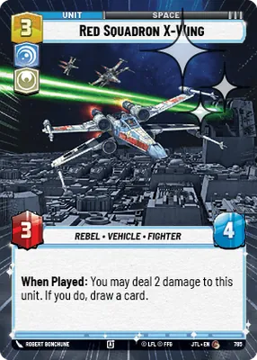 Red Squadron X-Wing — Hyperspace Foil