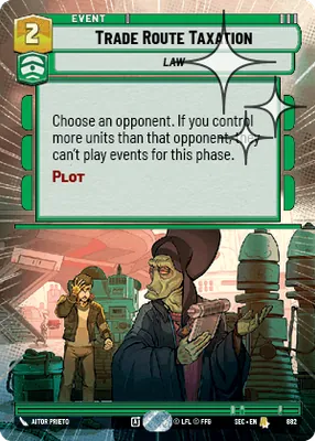 Trade Route Taxation — Hyperspace Foil