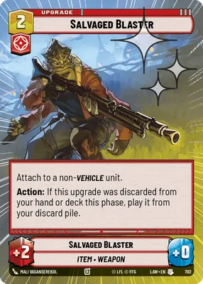 Salvaged Blaster — Hyperspace Foil