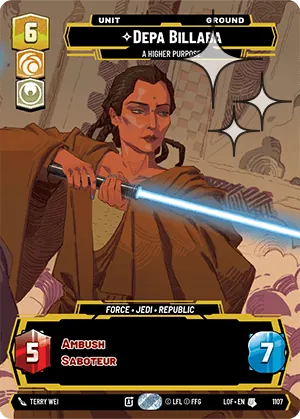 Depa Billaba — Foil Prestige