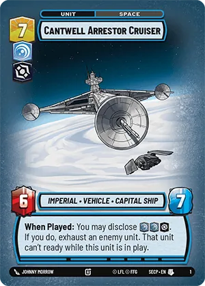 Cantwell Arrestor Cruiser — Weekly Play