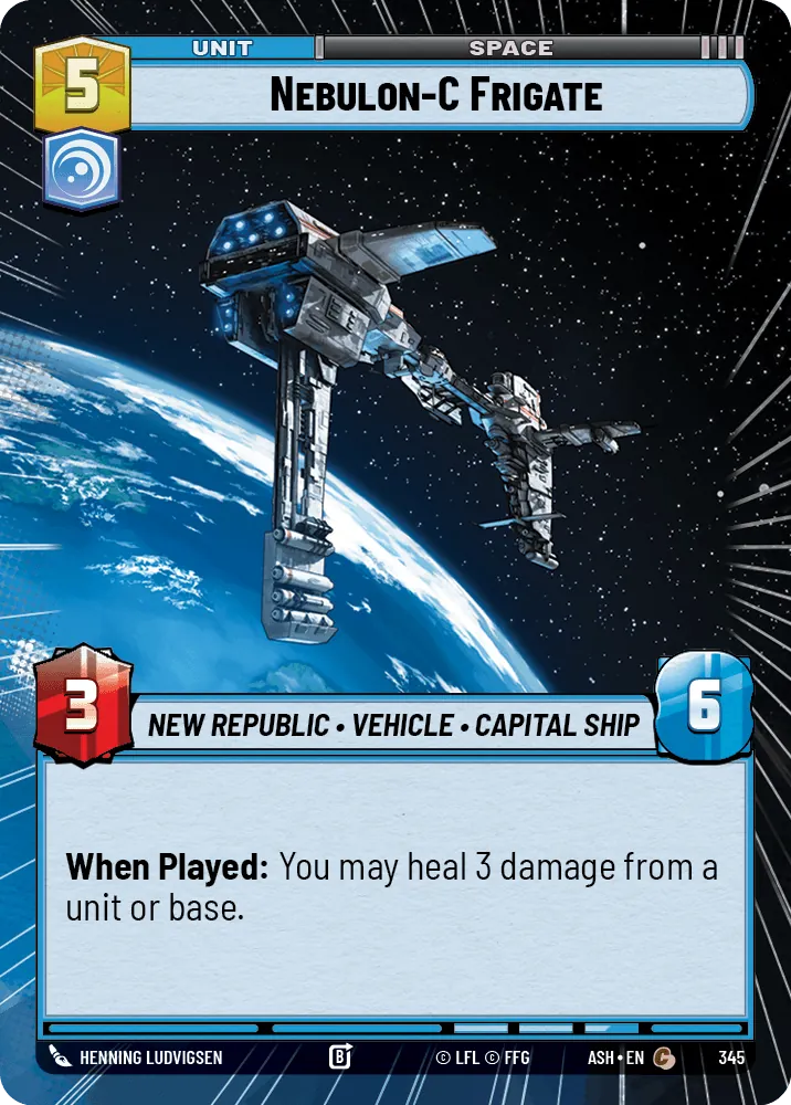 Nebulon-C Frigate — Hyperspace