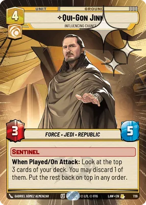 Qui-Gon Jinn — Hyperspace Foil
