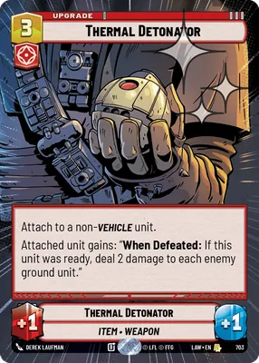 Thermal Detonator — Hyperspace Foil