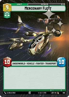 Mercenary Fleet — Hyperspace Foil