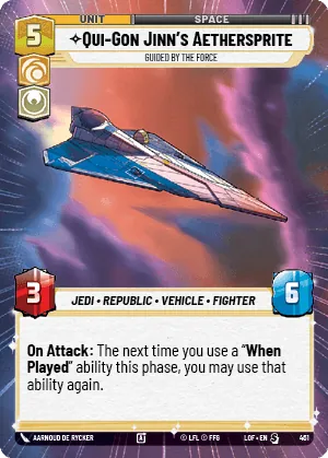 Qui-Gon Jinn's Aethersprite — Hyperspace