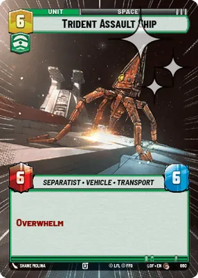 Trident Assault Ship — Hyperspace Foil
