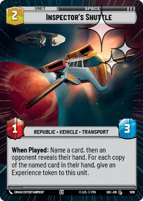 Inspector's Shuttle — Hyperspace Foil
