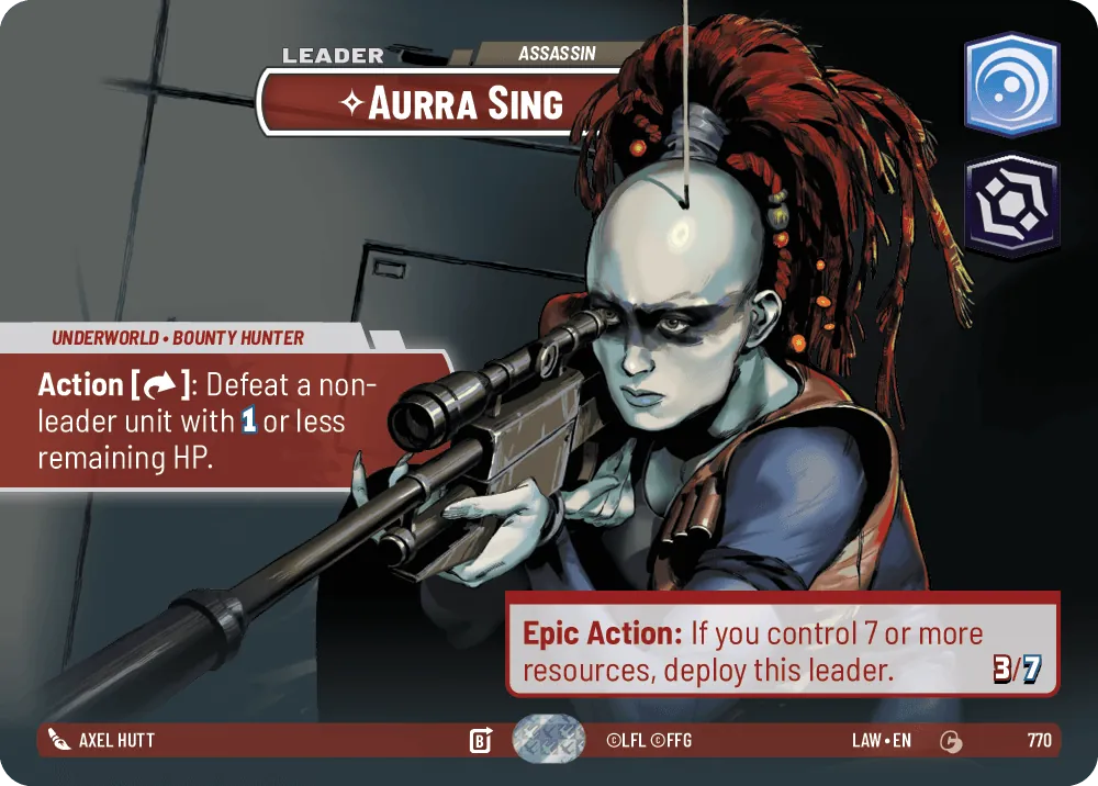 Aurra Sing — Showcase