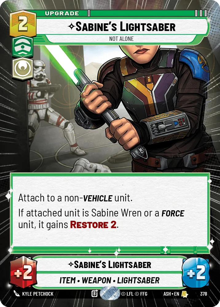 Sabine's Lightsaber — Hyperspace